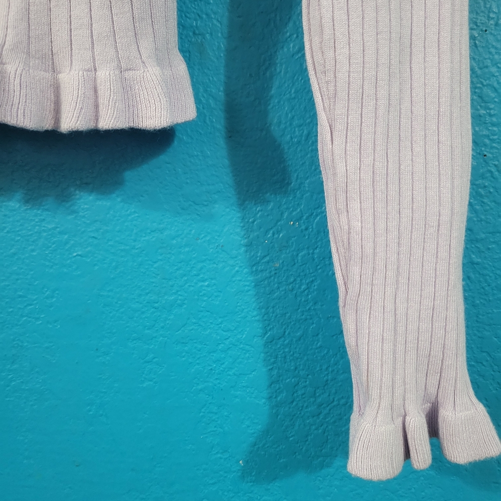 H&M Lilac Ribbed Cardigan - Picture 3 of 5